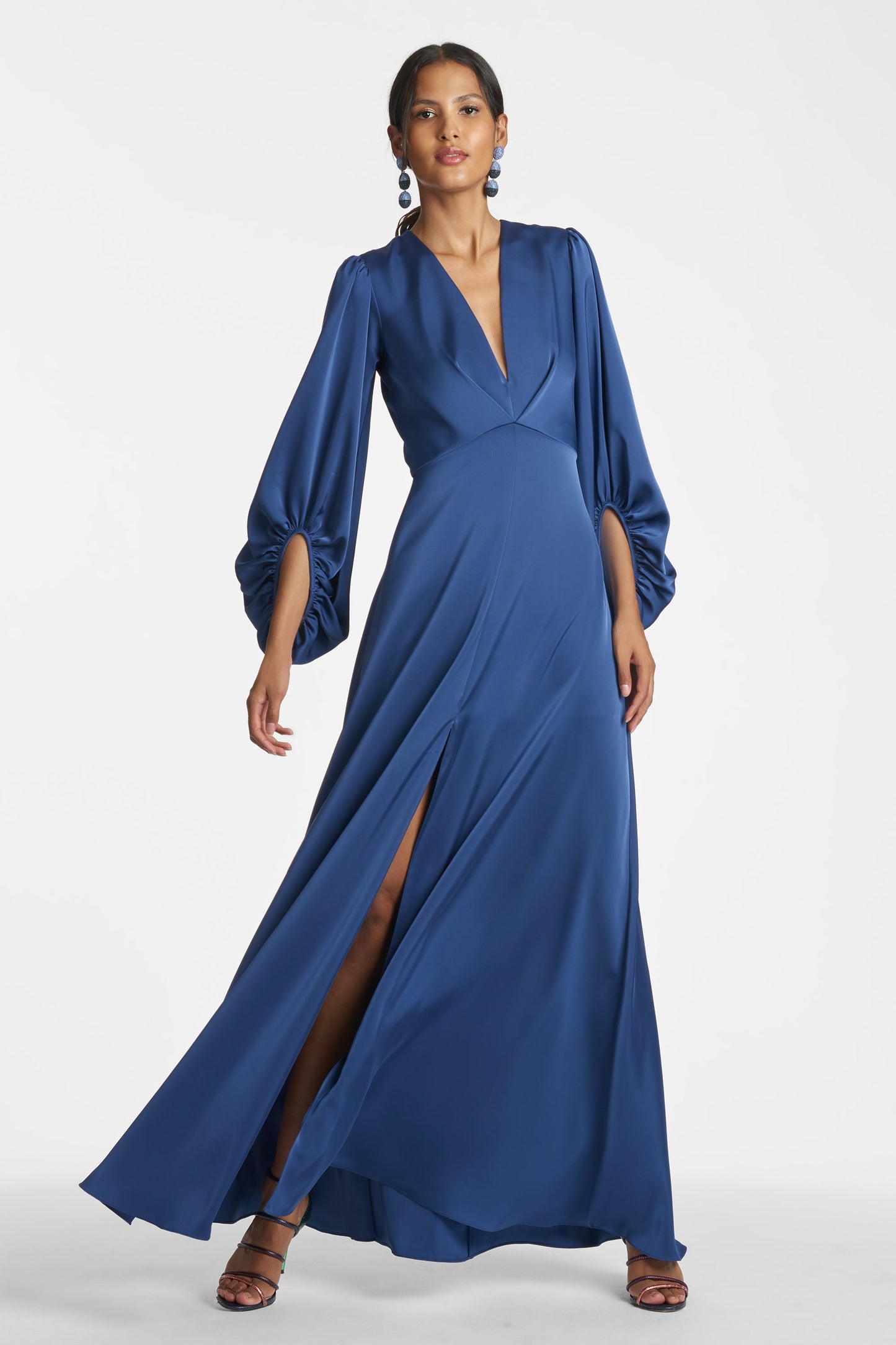 Jenny Gown - Washed Indigo - Final Sale