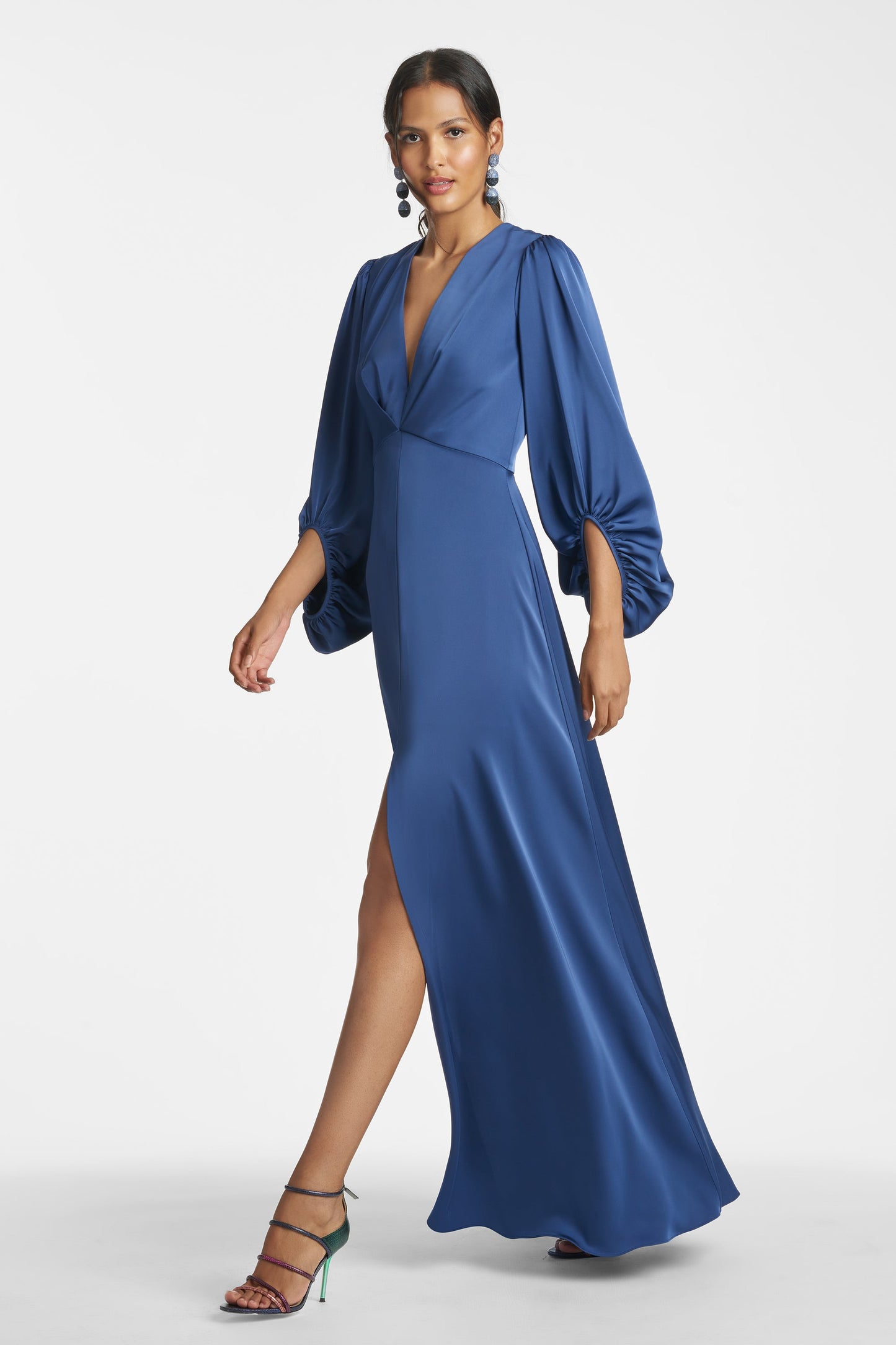 Jenny Gown - Washed Indigo - Final Sale