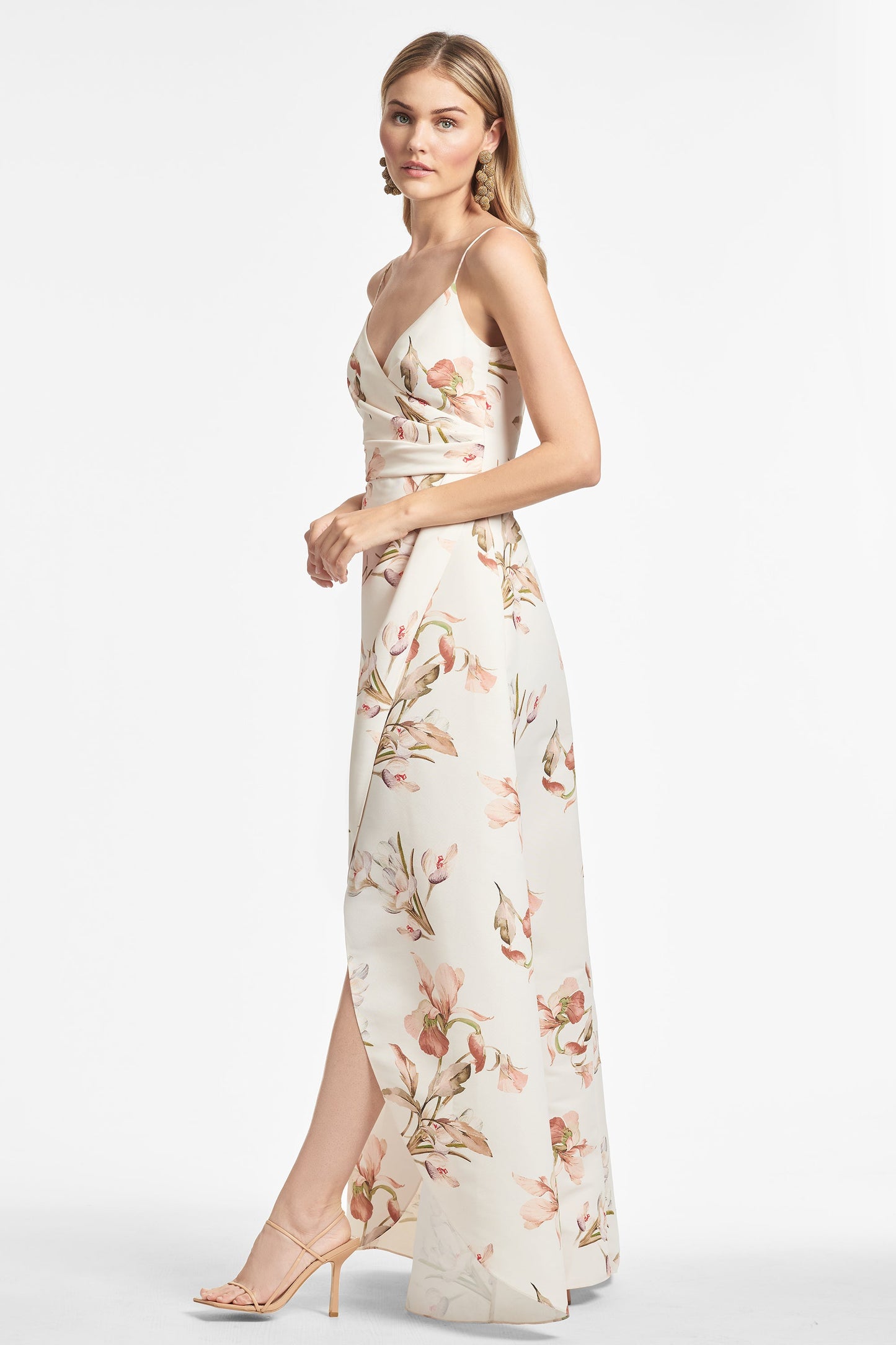 Abby Gown - Eggshell Venetia Petals - Final Sale