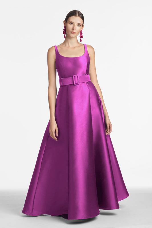 Kruse Gown - Magenta - Final Sale