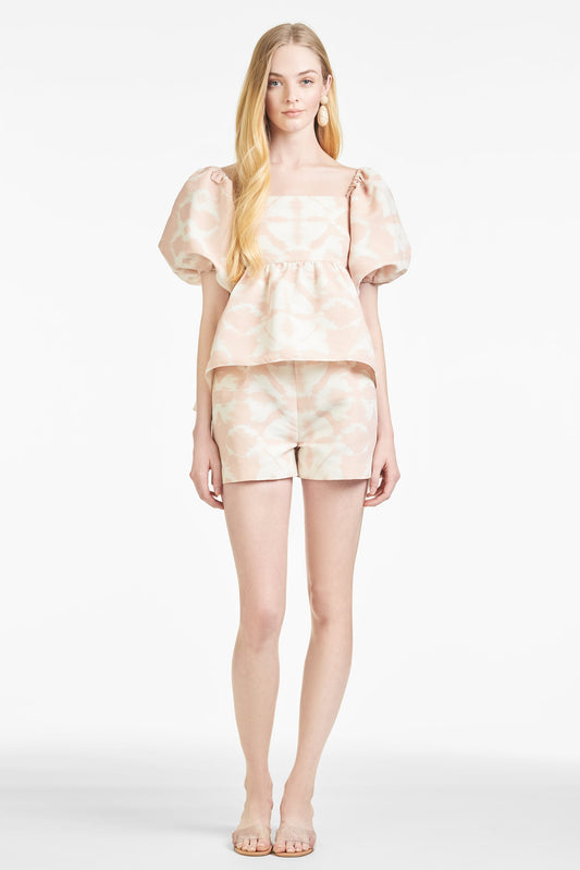 Lindsay Top - Shell Pink Shibori - Final Sale