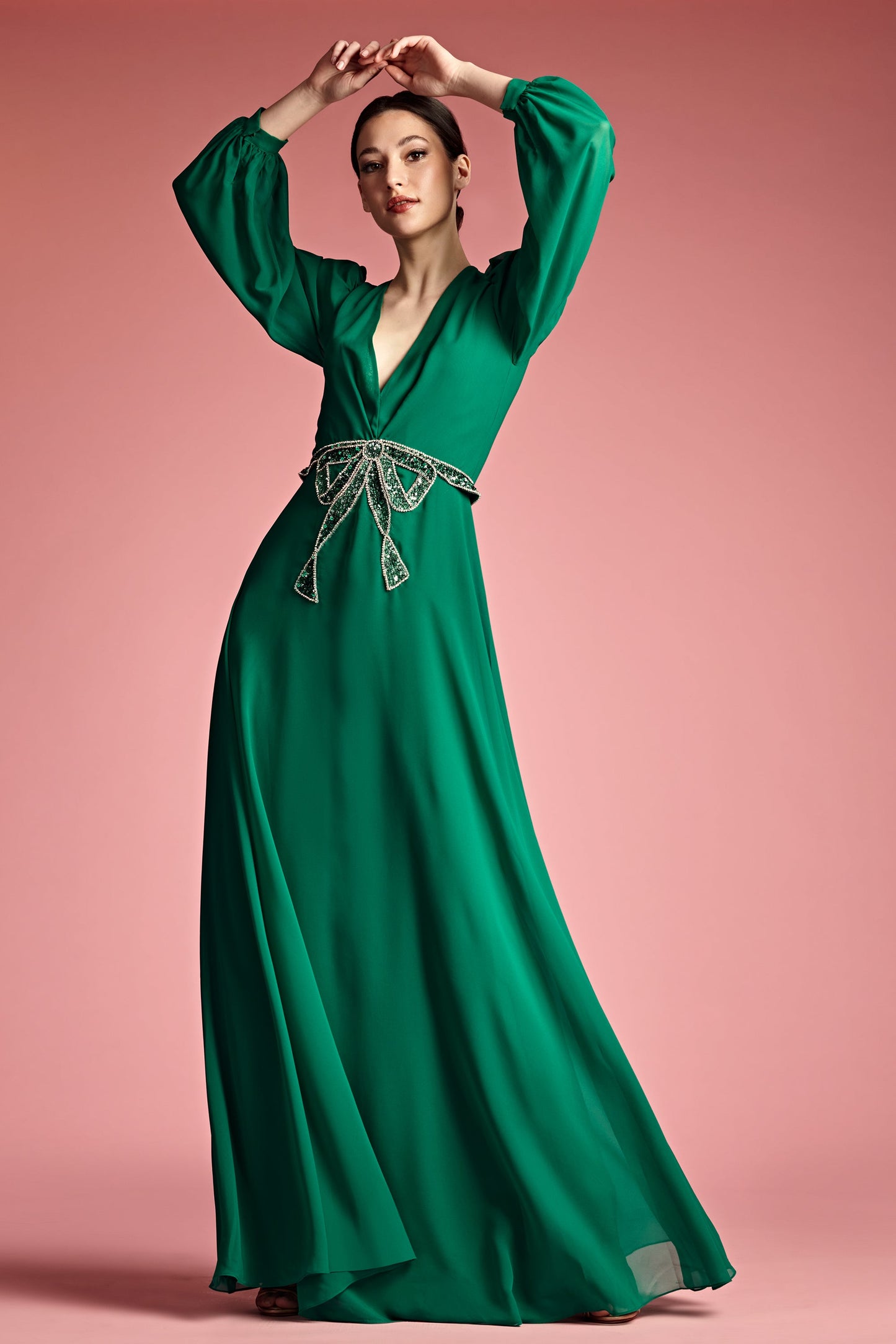 Ramsey Gown - Malachite - Final Sale