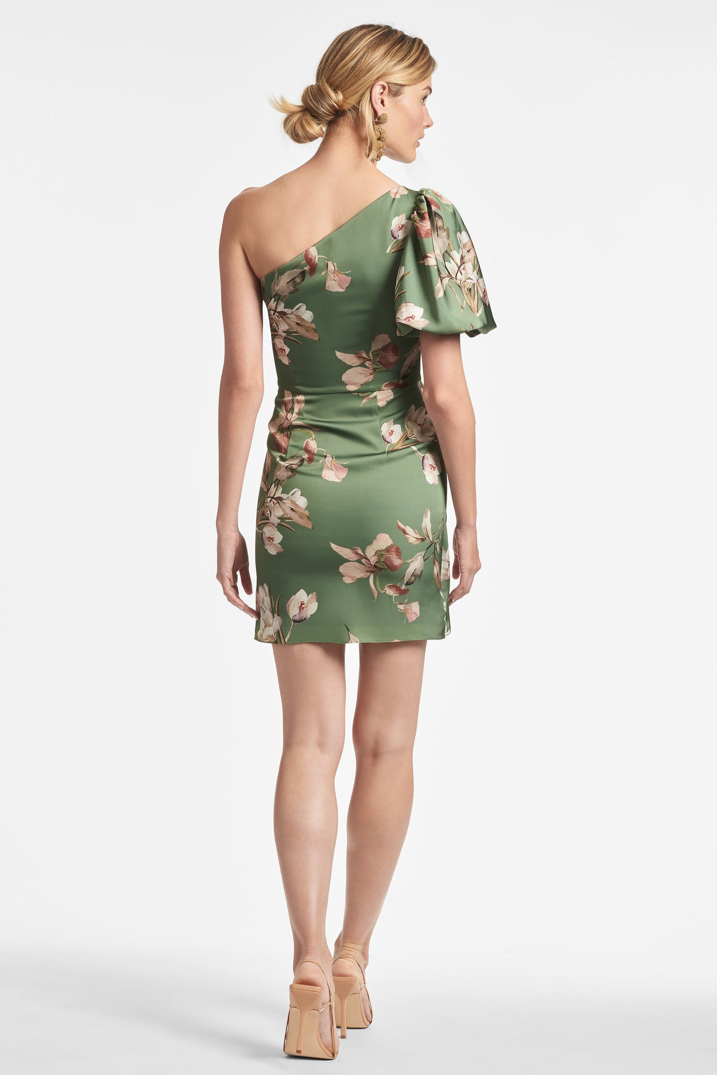 Amelia Dress - Olive Venetia Petals - Final Sale