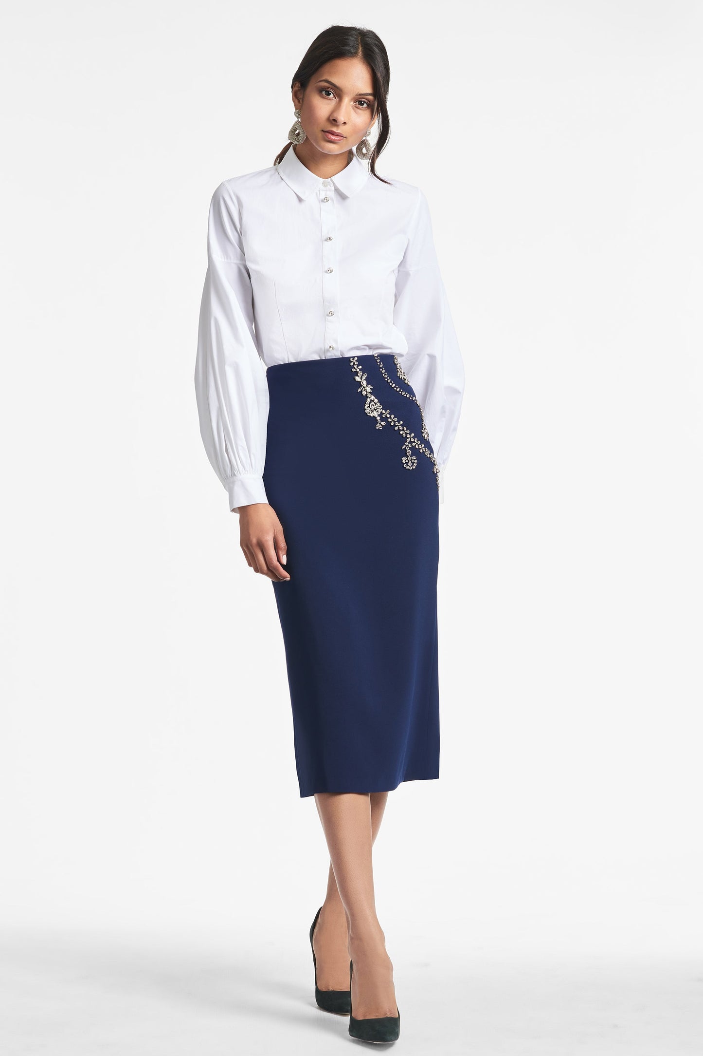 Amina Skirt - Navy - Final Sale