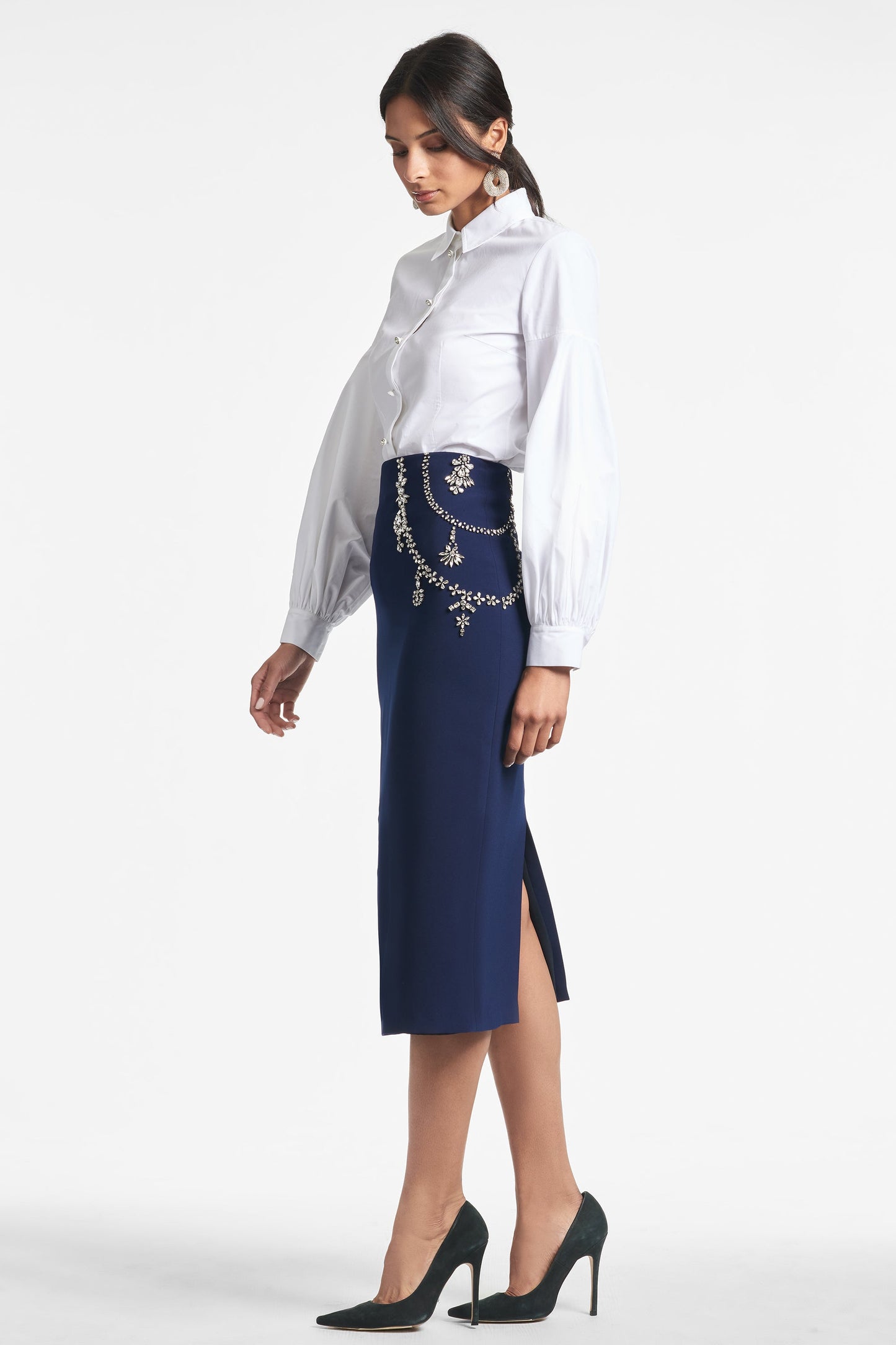 Amina Skirt - Navy - Final Sale