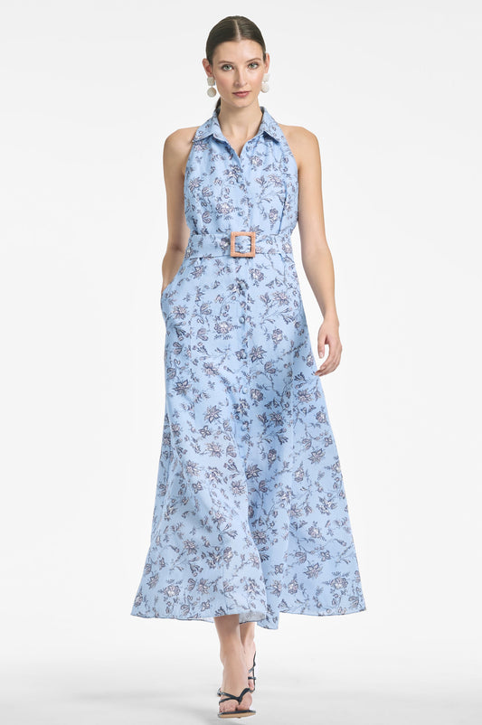 Casey Dress - Sky Floral - Final Sale