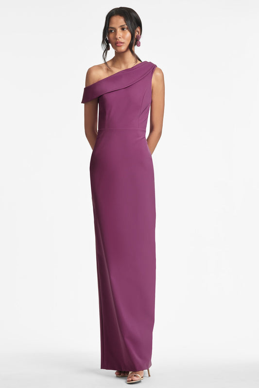 Davis Gown - Aubergine - Final Sale