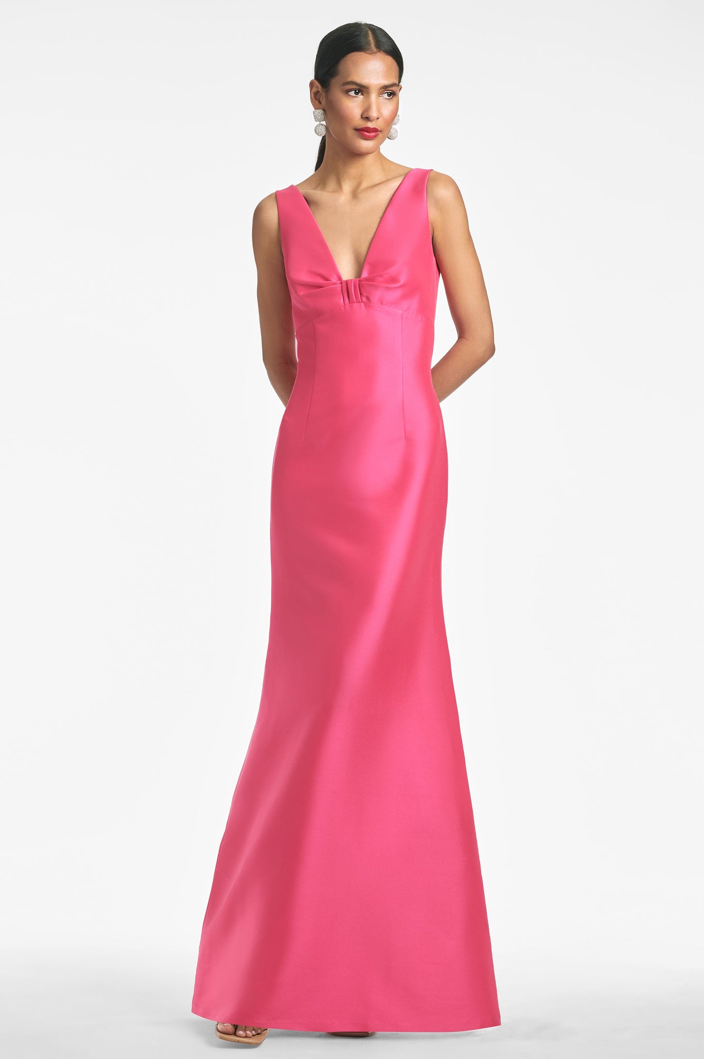 Evan Gown - Fuchsia - Final Sale