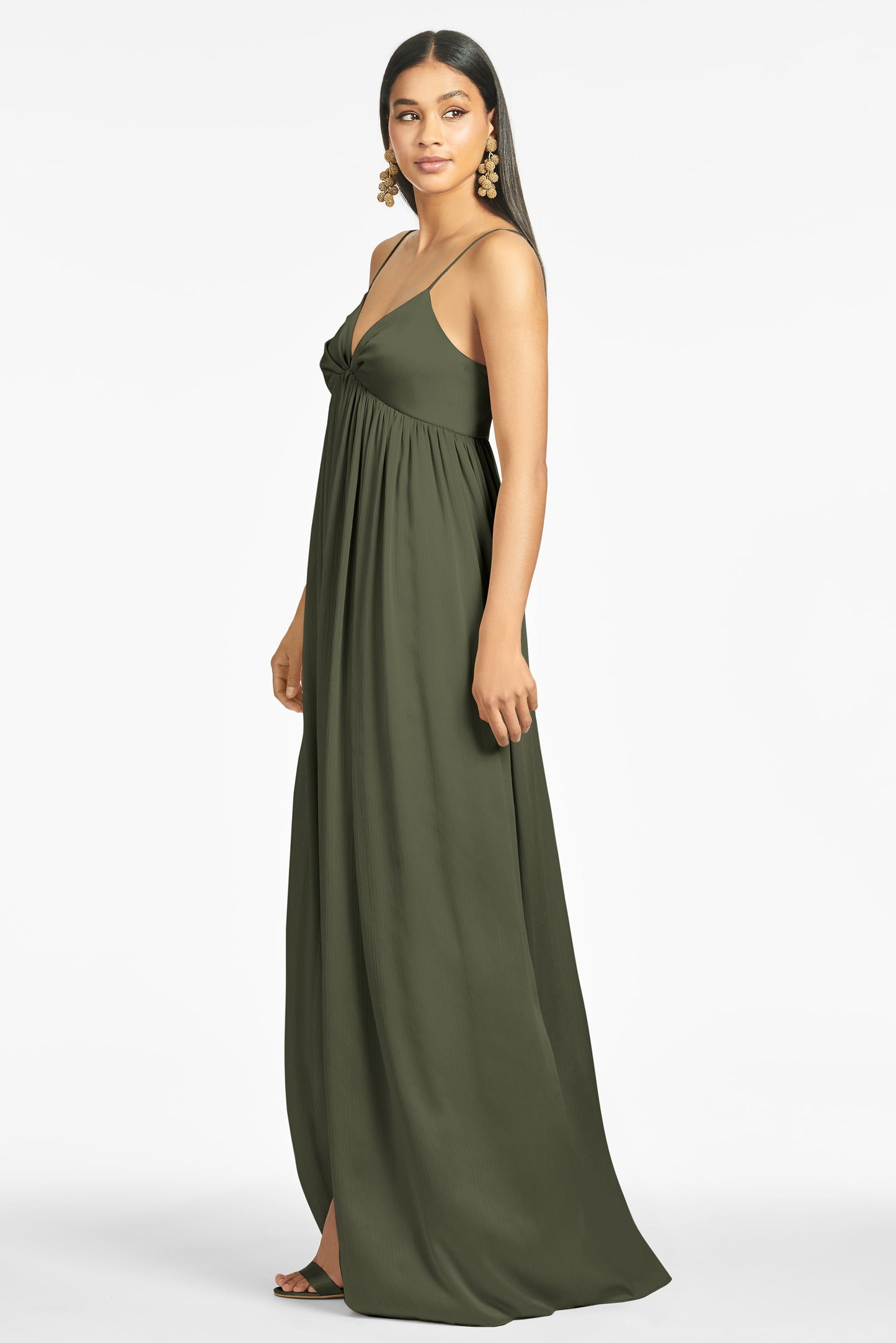 Jessica Gown - Moss Green - Final Sale