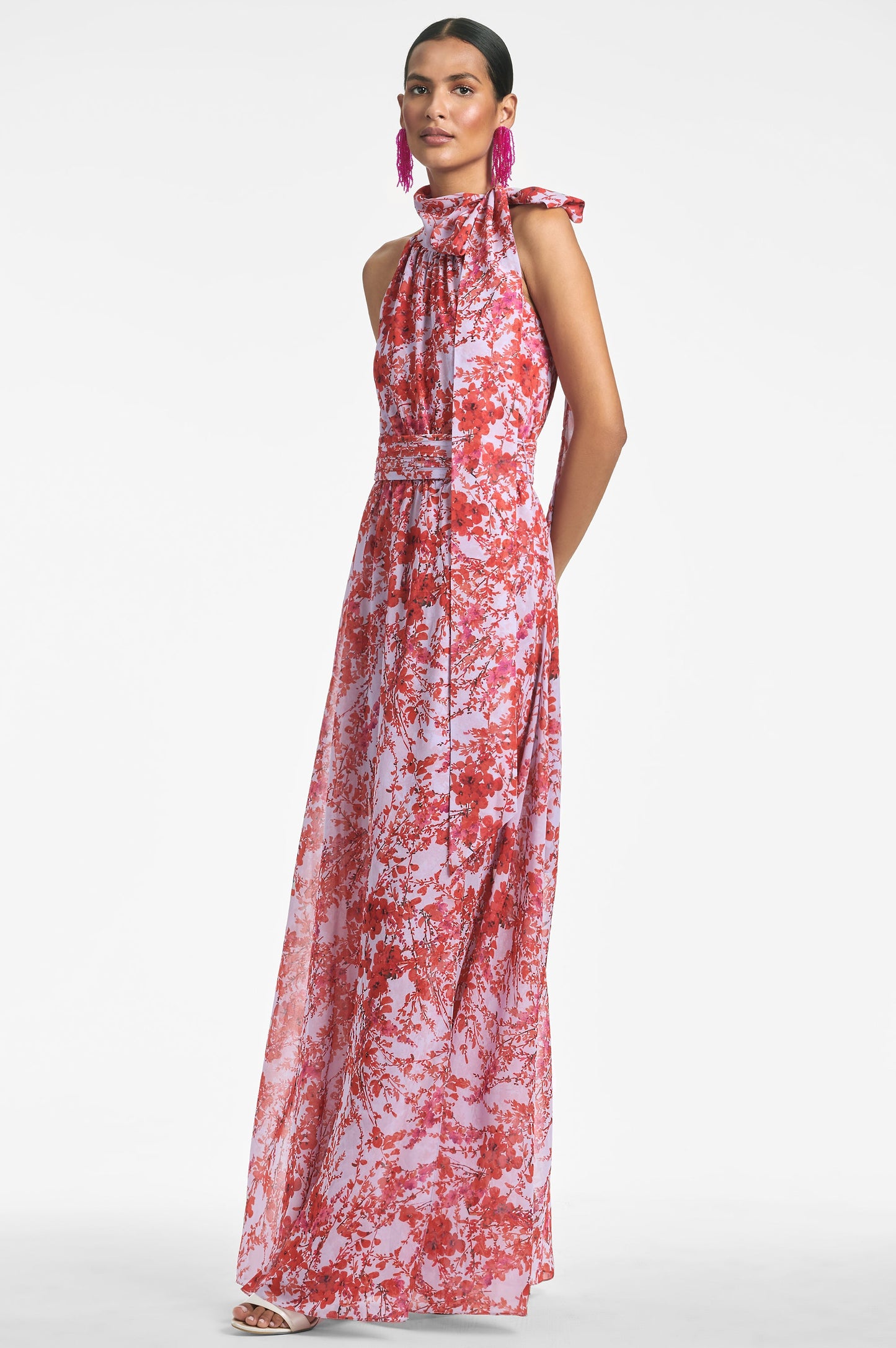 Kayla Gown - Amaranths Spray - Final Sale