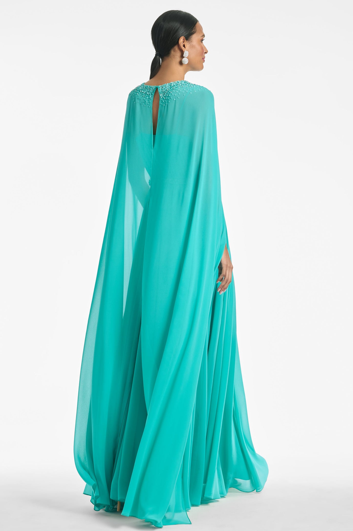 Lavinia Gown - Bahama Blue - Final Sale