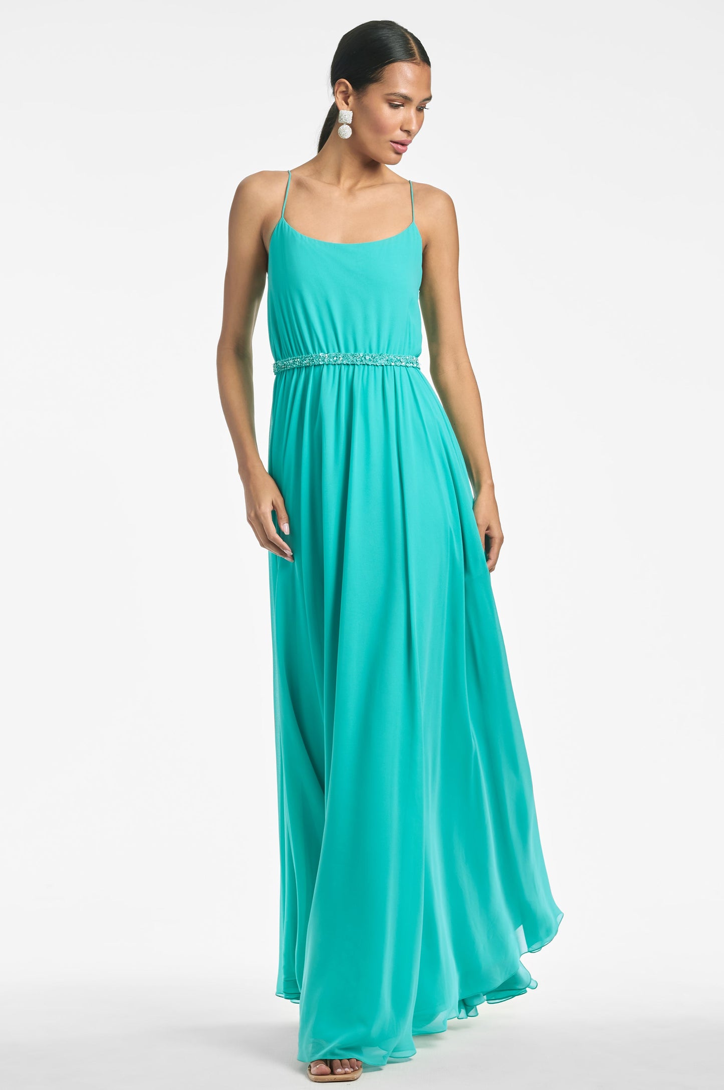 Lavinia Gown - Bahama Blue - Final Sale